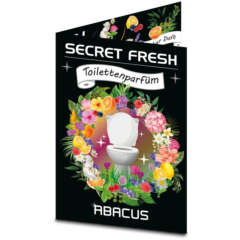 ABACUS 3x 50 ml Secret Fresh Toilettenparfüm Mix-Set - Karibische Zitrone,  Beerenzauber, Alpenfrische (7639)