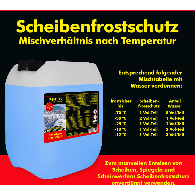 Scheiben-Frostschutz 5 Liter bis -60°c