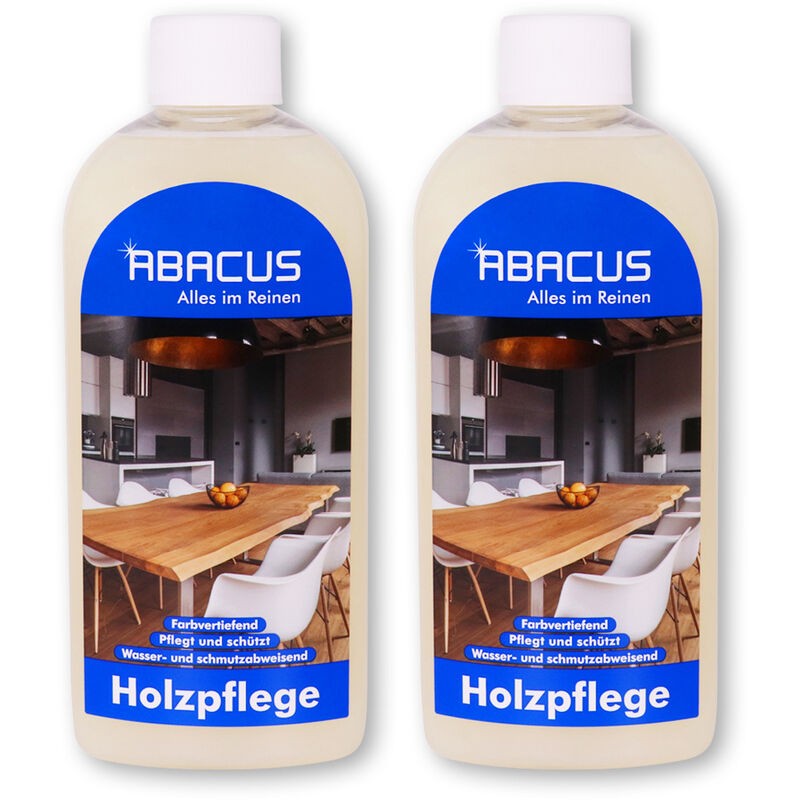 ABACUS 2x 500 ml Holzpflege Indoor Bonin - M�belpflege (7673.2)