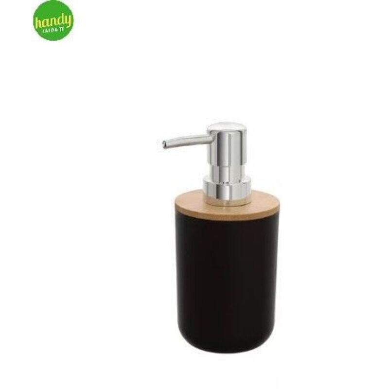FERIDRAS Dispenser Per Sapone Liquido In ABS, Colore Grigio, Linea Pop, Da Appoggio, Base 8 Cm, Altezza 13,5 Cm