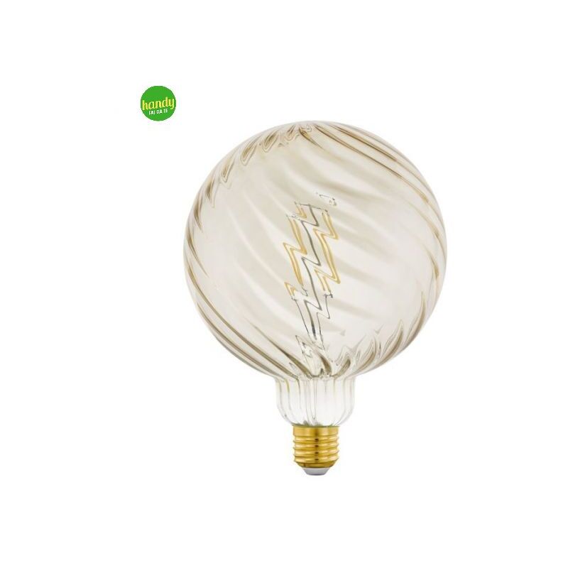 Lampadina Vintage Eglo E27 2,5W 2200K Ø150mm Ambra Forma T125