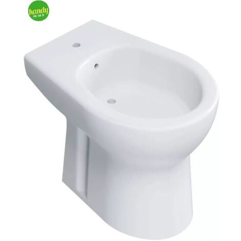 Bidet a terra in ceramica bianca serie orchidea BARBOTTINA