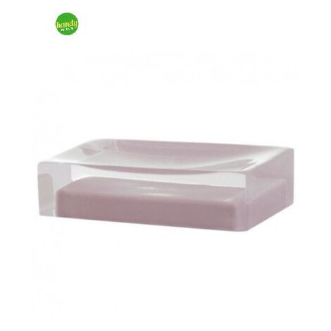 Gedy Porta Sapone Da Appoggio Arcobaleno Rosa In Ceramica