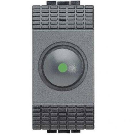 Bticino livinglight dimmer con deviatore 500w antracite l4402n