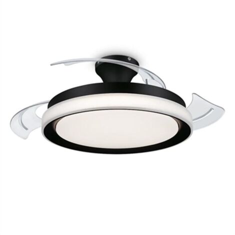 Plafoniera Ventilatore Bliss Philips LED 35W Ø51cm nero