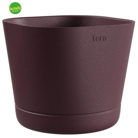 Vaso Da Fiori Herstera Teraplast 09702545 - 45x31 Cm - Colore Antracite - Per Interni Ed Esterni - 6