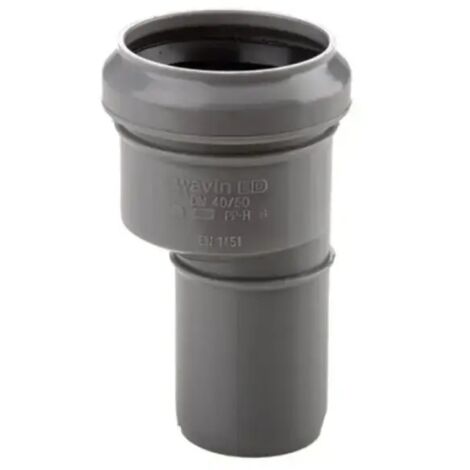 Riduzione Eccentrica Per Tubi Di Scarico Wavin Incollaggio / Innesto Femmina ø 50 Mm / Maschio ø 40 Mm