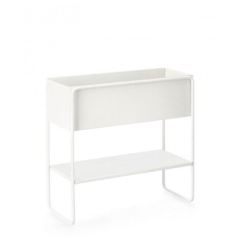 Porta Fiore Madelyn Rettangolare per uso interno ed esterno. -50x22x63.5h / Nero