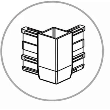 Angolo per box doccia Danubio Silqua by Mobo