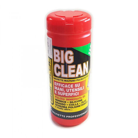 Big clean 40 salviette multiuso per mani utensili e superfici (1/5)
