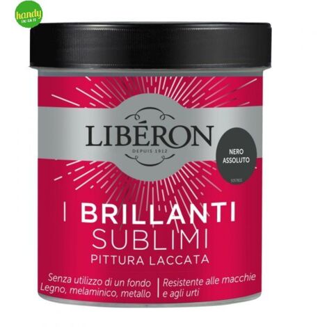 Pittura Laccata Liberon I Brillanti SuBlimi 500ml Nero Assoluto