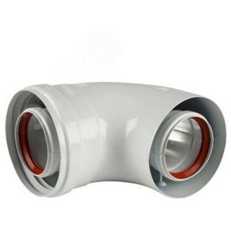 Curva di partenza coassiale 90° per scaldabagno tiraggio forzato ø 60/100 BAXI (1/2)