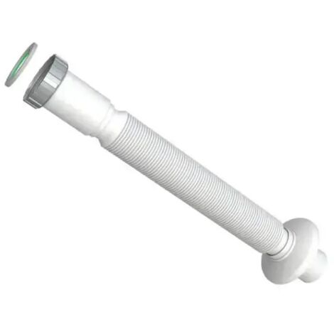 Tubo estensibile per sifoni con rosone tipo lux 1" x 26