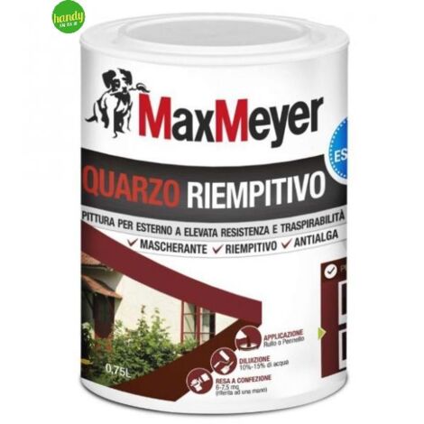 Pittura Quarzo Riempitivo MaxMeyer 0,75L Bianco
