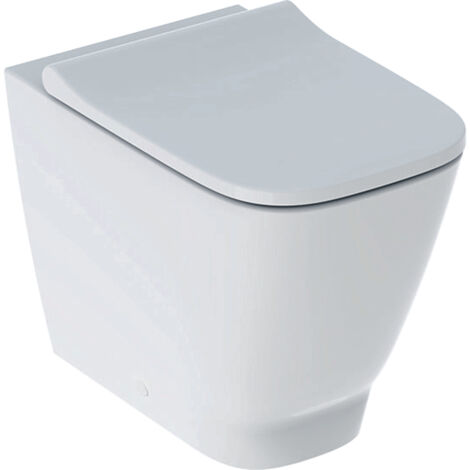 Geberit Smyle Square WC a Pavimento con fissaggio nascosto Rimfree  Bianco 500.829.00.1