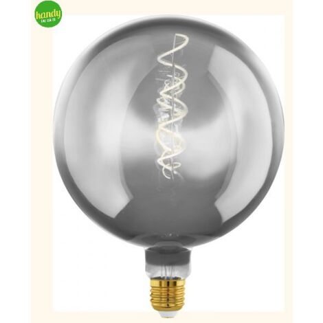 Lampadina Vintage Eglo E27 4W 1600K Ø200mm Cromo Forma G200