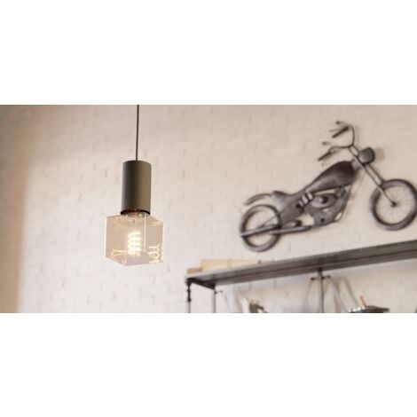 Lampadina Vintage Eglo E27 4W 1600K Ø95mm Ambra Forma Cube