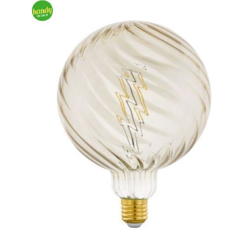 Lampadina Vintage Eglo E27 2,5W 2200K Ø150mm Ambra Forma T125