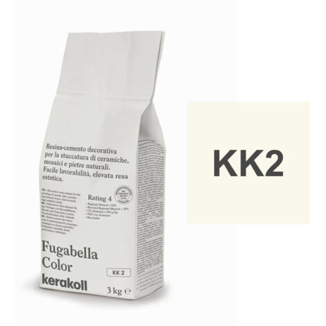 Kerakoll FUGABELLA COLOR KK2 resina stucco piastrelle mosaici marmi 3 KG (1/2)