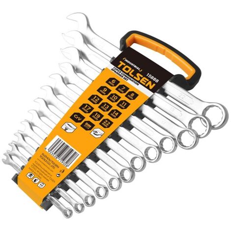 Set 12 Chiavi Combinate Tolsen mm 6/22