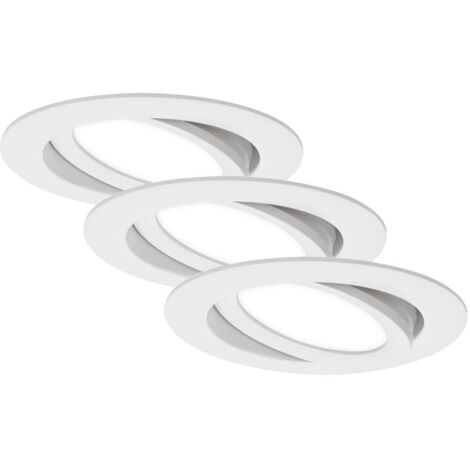 Flat In Set 3 Incasso Briloner Ø10,6cm 4000K 7W Bianco (1/4)