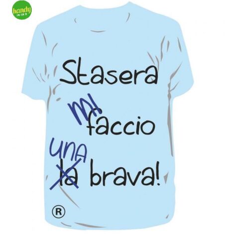 Profumatore T-Shirt Ototop Stasera mi faccio