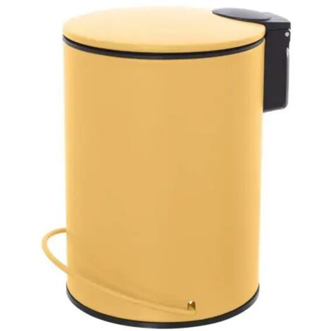 Pattumiera Erika Con Coperchio Push 8Lt Tortora - Casabalò