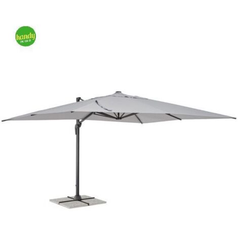 Ombrellone a braccio Vega Bizzotto 3x4 antracite-grigio