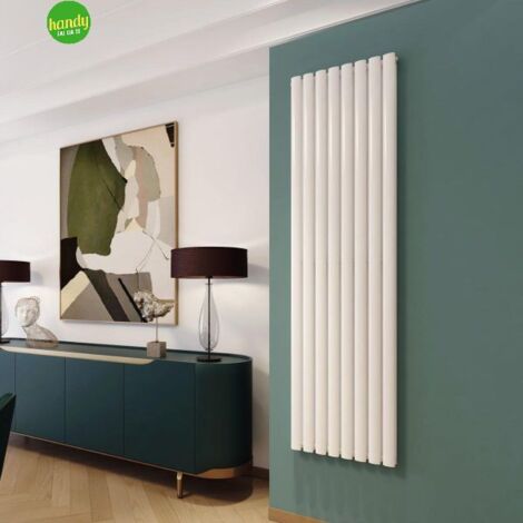 Radiatore termoarredo di design bianco modello piano mm 1800x480-int.1760-8 tubi-watt 889-del.t50. 3033-1 col MAGMA