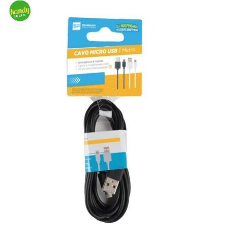 Cavo micro USB Handy 1 m nero