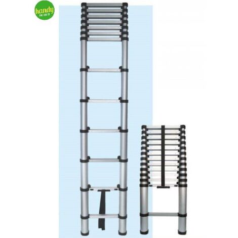 Scala Telescopica A Passo Scala Telescopica In Alluminio 1,7m + 2m