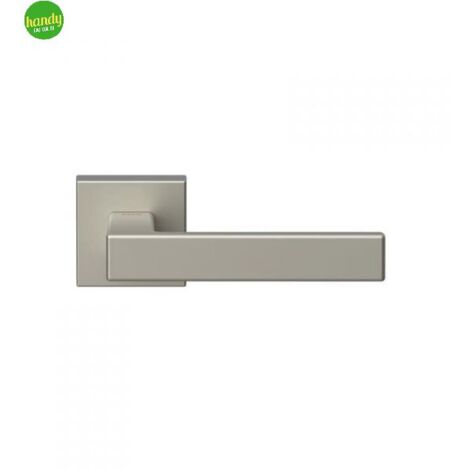 Maniglia square A518 Frosio Bortolo cromo satinato con rosetta quadra