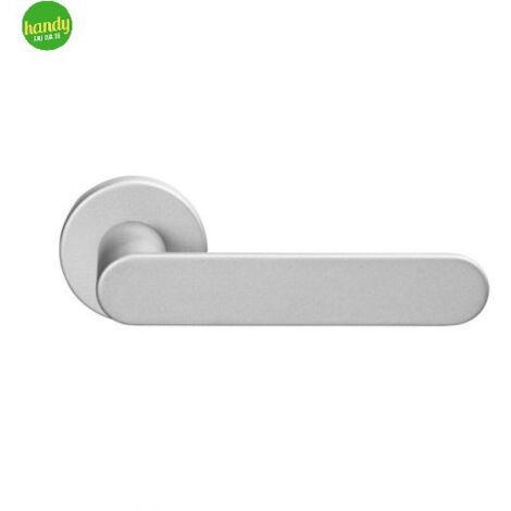 Maniglia Round A519 Frosio Bortolo cromo satinato con rosetta tonda