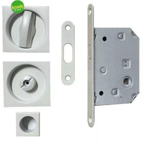 Kit scorrevole Frosio Bortolo quadro bianco satinato