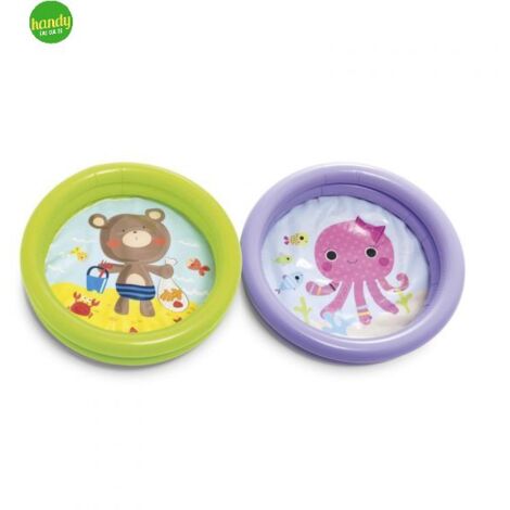 Piscina Gonfiabile Intex Baby Fondo Animaletti 61x15