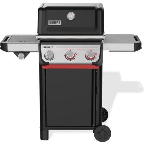 Weber Spirit E-335 Barbecue a Gas GPL 3 Fornelli Nero Acciaio Inox per Esterno