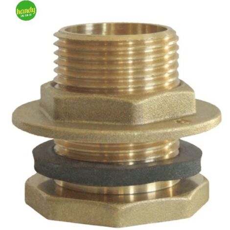 RACCORDO PER CASSONE IN OTTONE - 1" Fil. Int. 3/4