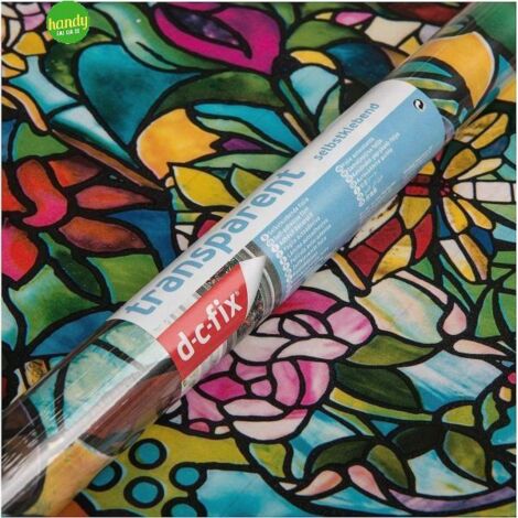 d-c-fix Pellicola adesiva per vetri finestre privacy autoadesivo Tulia oscurante opaca decorative impermeabile per cucina, casa, ufficio, bagno, doccia carta 45 x 200 cm (1/5)