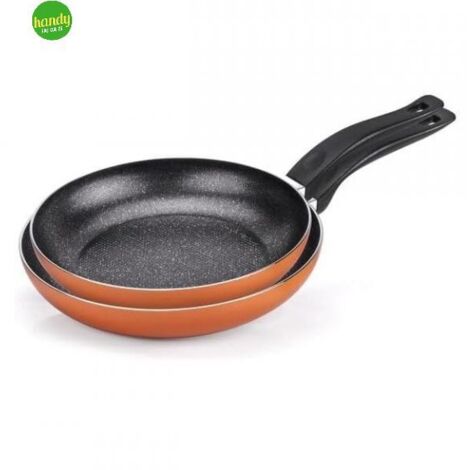 Set 2 padelle Alluflon 24+28 tropical orange (1/2)