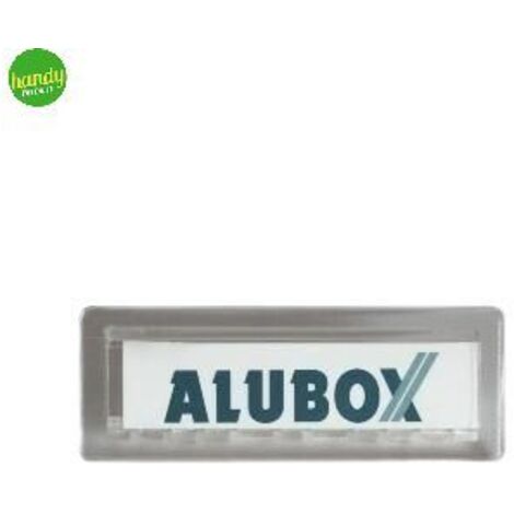 Portanome completo universale Alubox