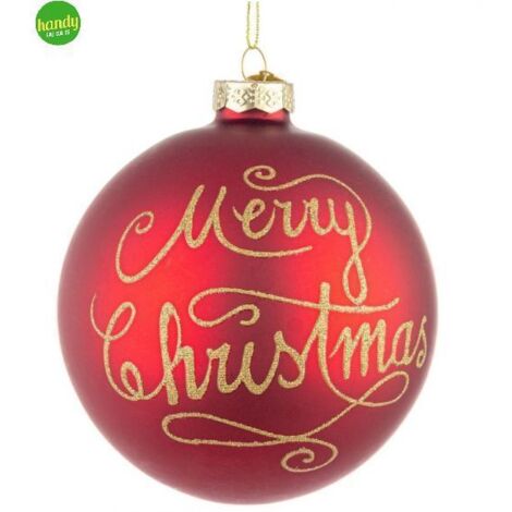 Fustella In Acciaio Inox A Forma Di Sfera Con Scritta 'Merry Christmas' - Compatibile Con BigShot E Altre Macchine Da Taglio