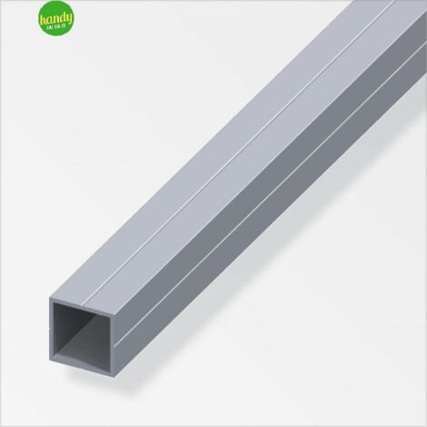 Tubo quadrato in allumino Alfer Aluminium Lato 15,5 mm spess. 1,5 lungh. 2,5m