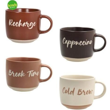 Set 4 tazze mug BaristaTognana 370cc