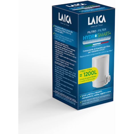 Filtro per rubenetti Laica e Genova Hydrosmart+Metal Stop 85x55x60mm 1200l Bianco [FR01M]