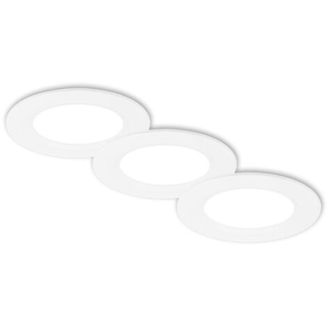 Yeehome 4 Faretti LED Da Incasso 3W - Bianco Freddo Per Cartongesso - Con Trasformatore Separato - Luci Per Interni - 2