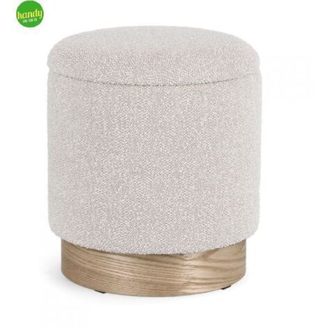 Pouf contenitore Zoya Teddy Bizzotto grigio S (1/4)