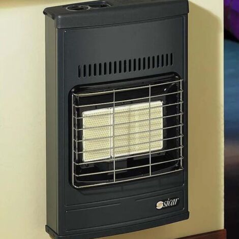 Stufa A Gas Gpl Sicar Infrarossi Eco 40 Gpl Lamiera Grigio