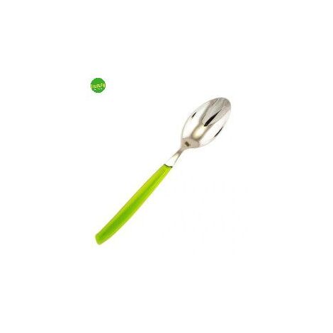 Cucchiaio tavola light EME Posateria colore verde/cromo 19 cm