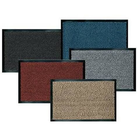 Tappeto zerbino asciugapasso nevada Velcoc 60x90 cm colore antracite