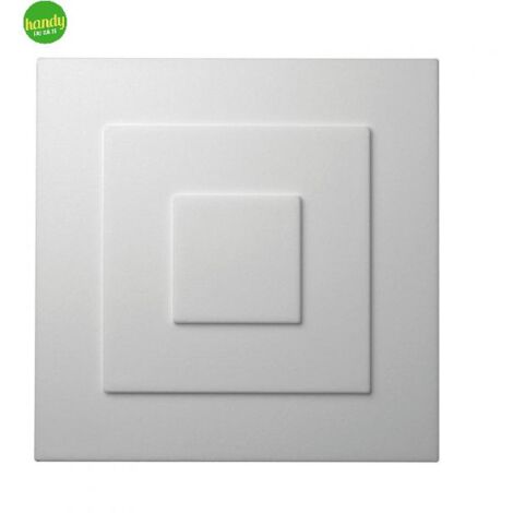 Rosone Europarati yvone bianco 32 x 32 x 2 cm